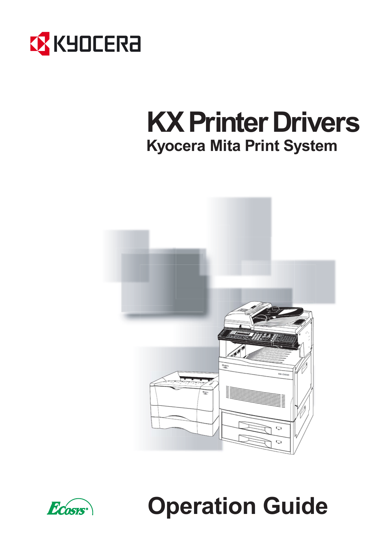 pdf for Kyocera Printer FS-3750 manual